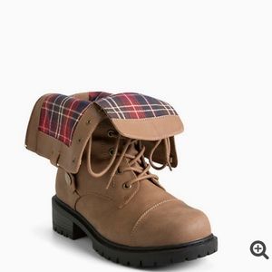 TORRID Brown Combat Boot • Size 11 • NWT  🍁